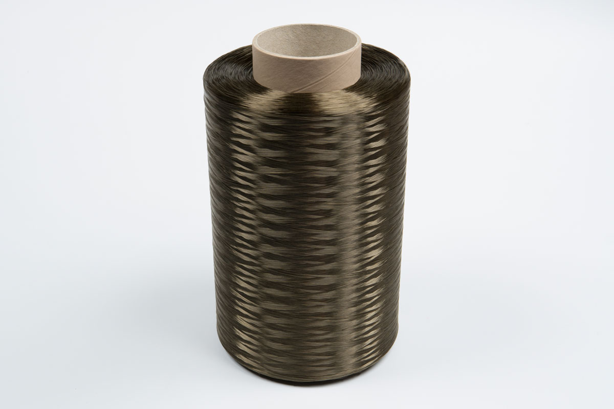 Silicon carbide ceramic fibre spool