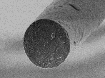 Baseline — untreated carbon fiber surface prior to MAX Phase deposition
